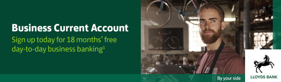18 Months free business banking - Lloyds Bank Business Account for start ups